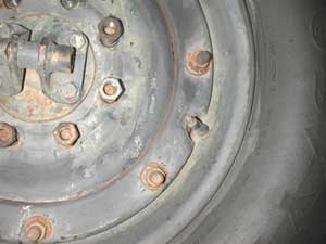 Mil wheel valve stem