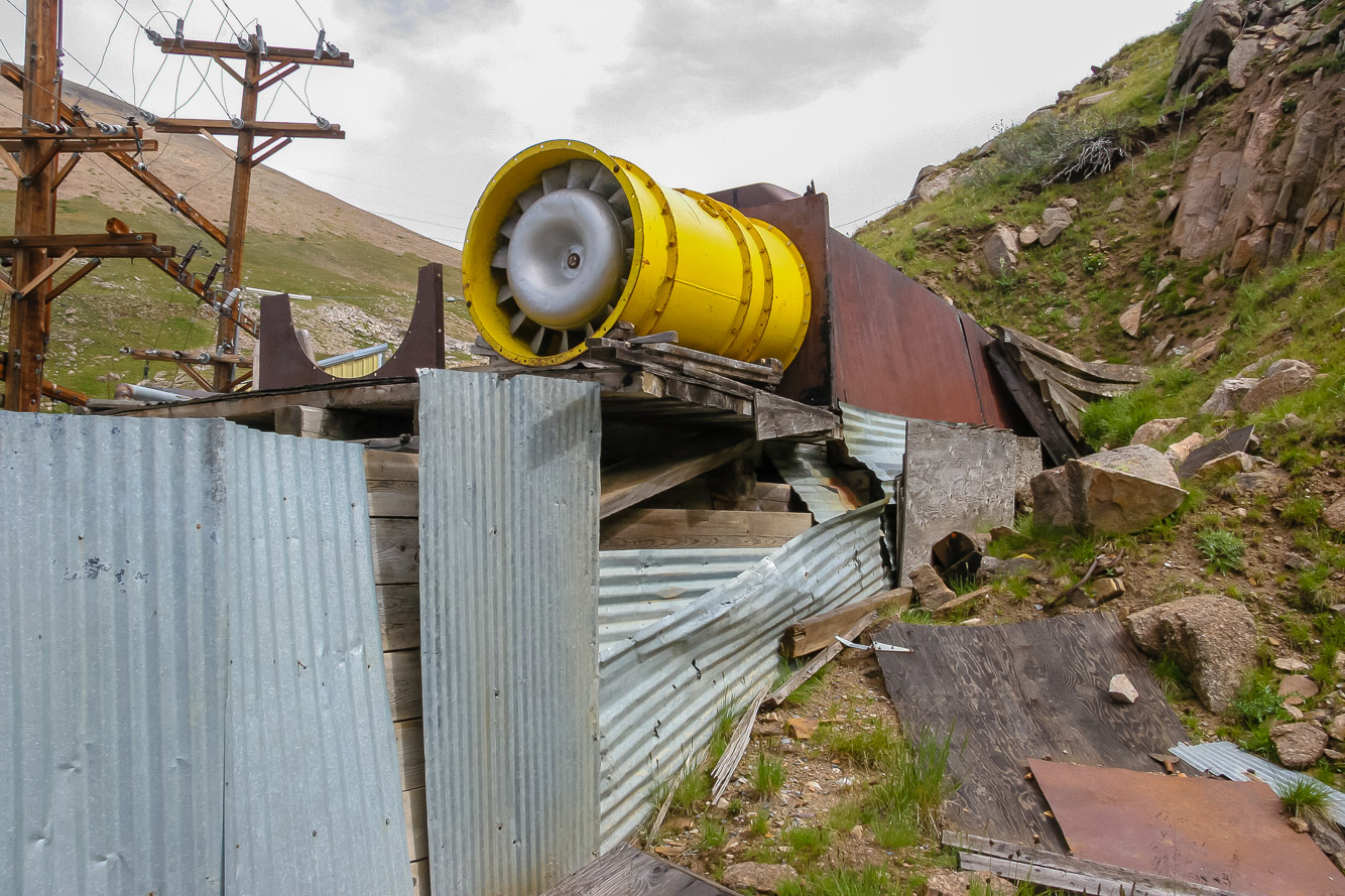 Ventilation Blower to supply fresh air in the mine.