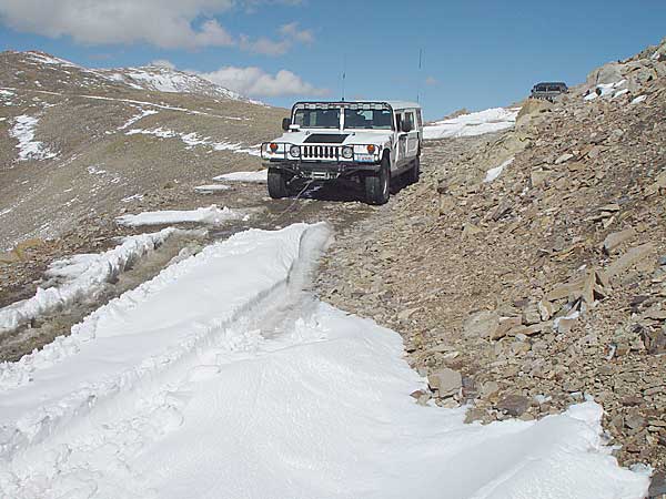 Hummer at the pass