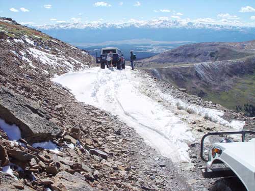 Pull out stuck truck