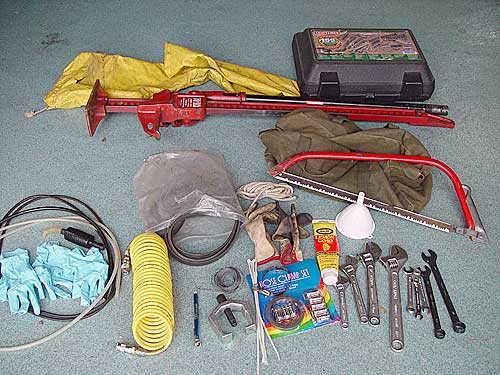 Supplies and Tools to Take Off-Road