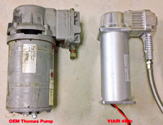Thomas Pump and Viair 450 pump