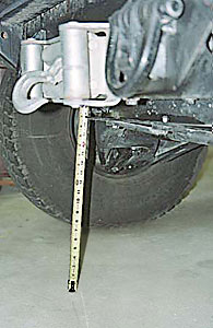 Measure Ride height