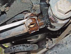 Pry the clamp