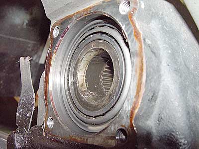 Hummer H1 geared hub input side