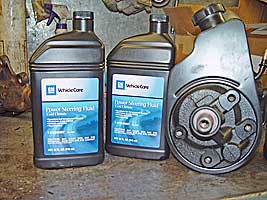 Use Power Steering Fluid 