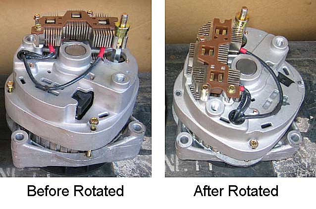 Rotate Alternator Case