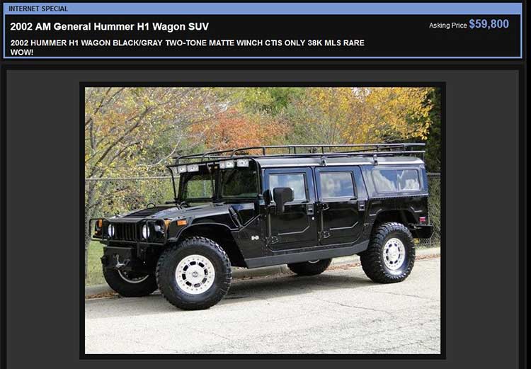 Demo car ad