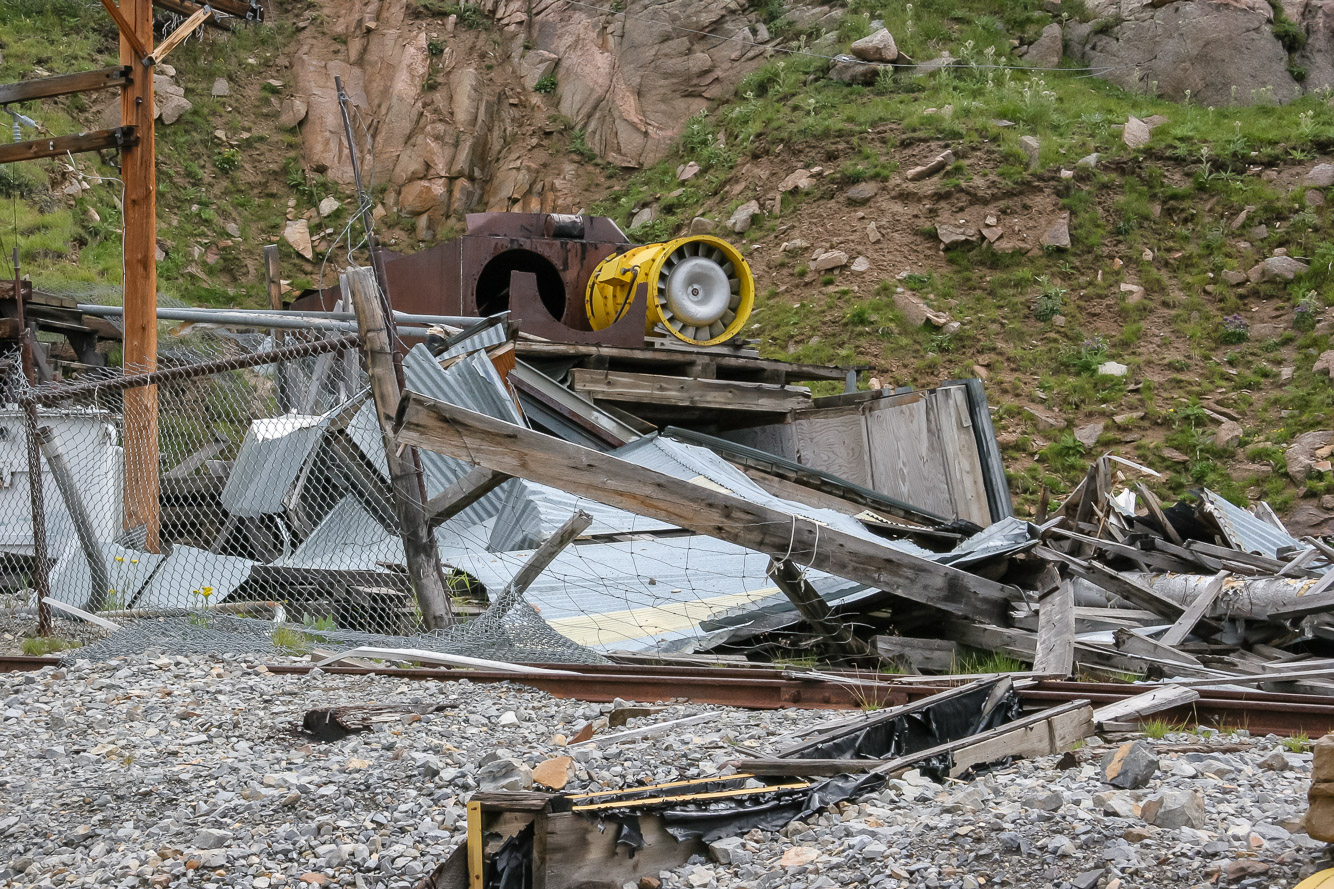 Ventilation Blower to supply fresh air in the mine.